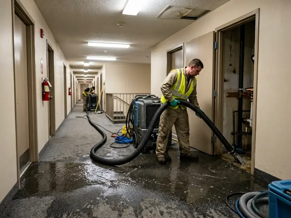multi-unit-apartment-hallway-f-005 — frequently asked questions, Emergency Burst Pipe Water Extraction & Removal in Coffeyvi…
